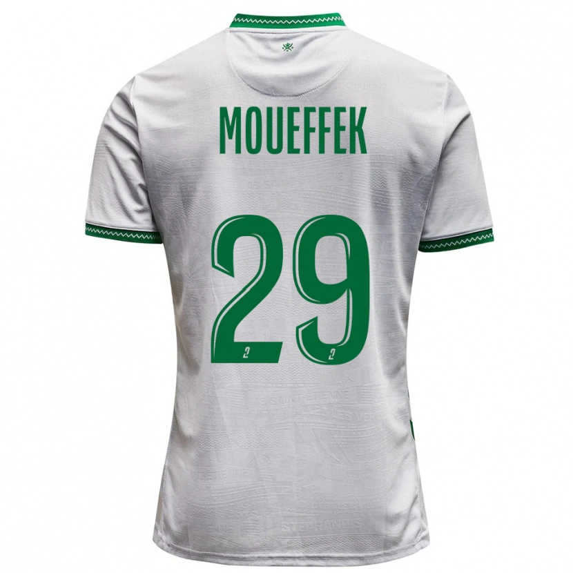 Danxen Damen Aïmen Moueffek #29 Weiß Grün Auswärtstrikot Trikot 2025/26 T-Shirt Österreich