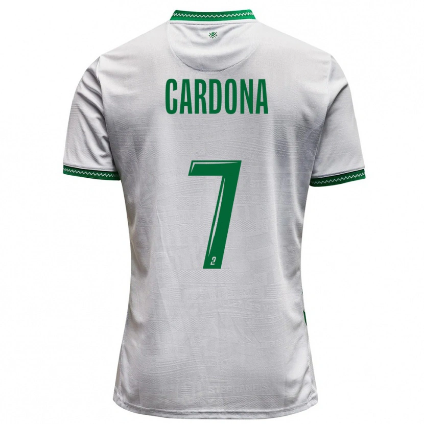 Danxen Damen Irvin Cardona #7 Weiß Grün Auswärtstrikot Trikot 2025/26 T-Shirt Österreich