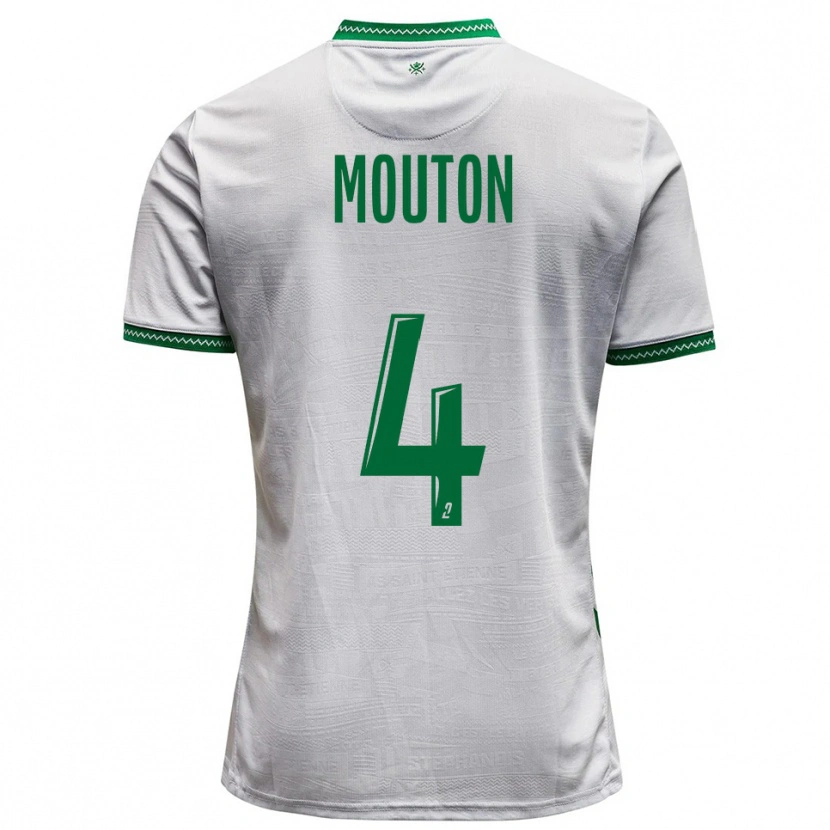 Danxen Damen Nathan Mouton #4 Weiß Grün Auswärtstrikot Trikot 2025/26 T-Shirt Österreich