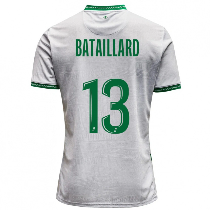 Danxen Damen Faustine Bataillard #13 Weiß Grün Auswärtstrikot Trikot 2025/26 T-Shirt Österreich
