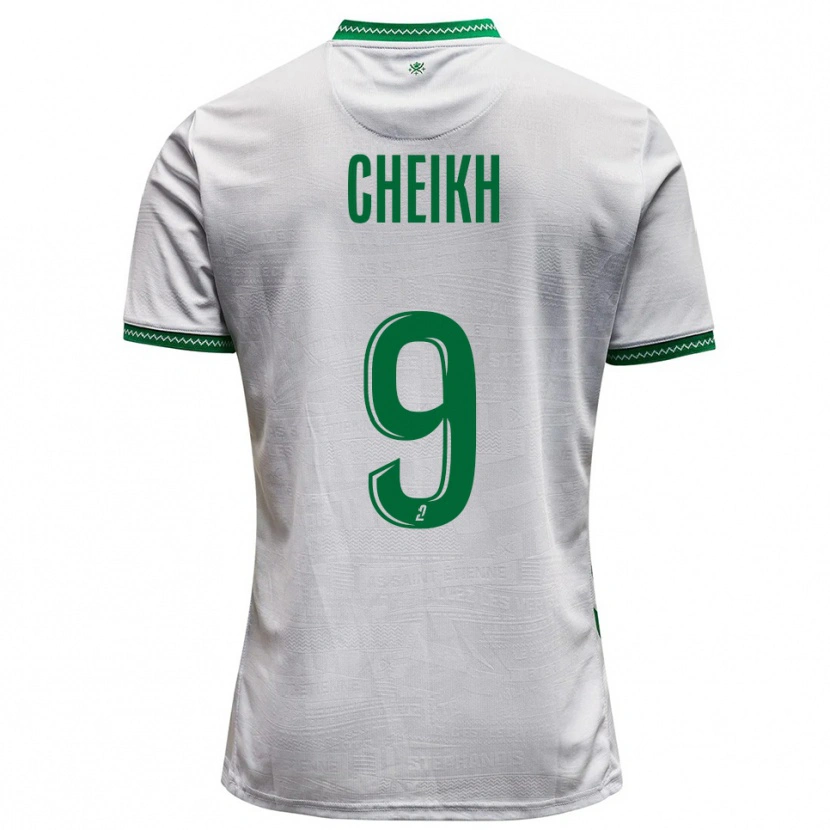 Danxen Damen Issam Cheikh #9 Weiß Grün Auswärtstrikot Trikot 2025/26 T-Shirt Österreich