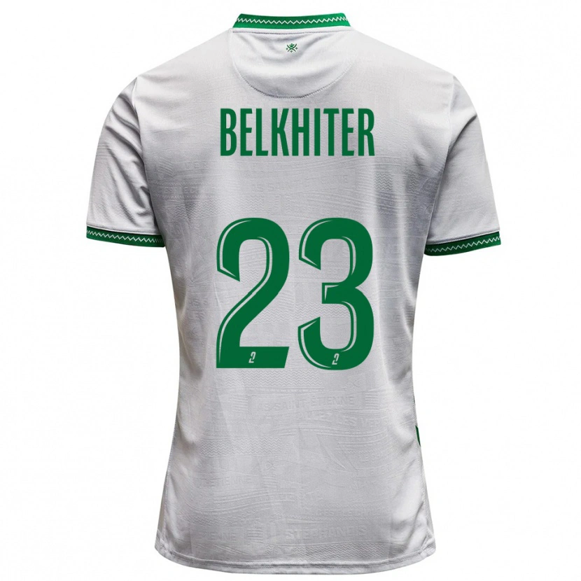 Danxen Damen Morgane Belkhiter #23 Weiß Grün Auswärtstrikot Trikot 2025/26 T-Shirt Österreich
