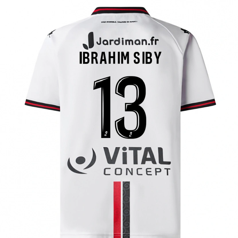 Danxen Damen Ben Ibrahim Siby #13 Weiß Rot Auswärtstrikot Trikot 2025/26 T-Shirt Österreich
