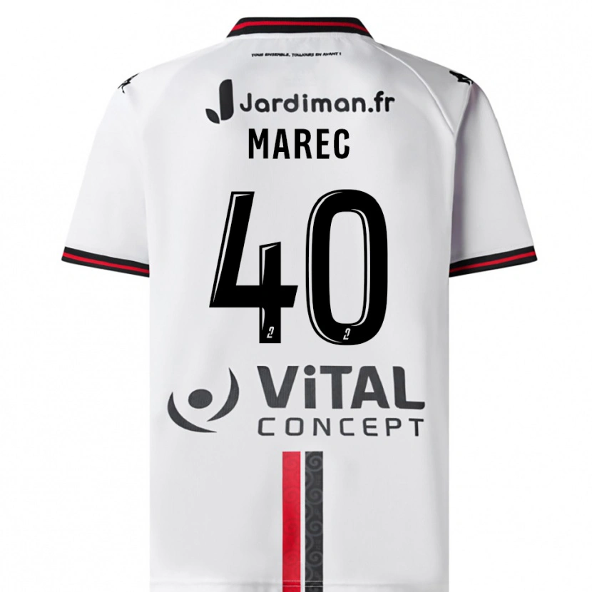 Danxen Damen Noah Marec #40 Weiß Rot Auswärtstrikot Trikot 2025/26 T-Shirt Österreich