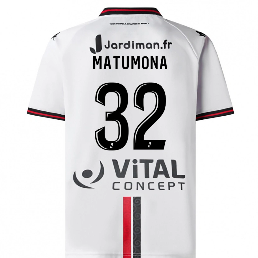 Danxen Damen Jérémie Matumona #32 Weiß Rot Auswärtstrikot Trikot 2025/26 T-Shirt Österreich