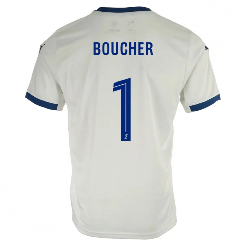Danxen Damen Zacharie Boucher #1 Weiß Blau Auswärtstrikot Trikot 2025/26 T-Shirt Österreich
