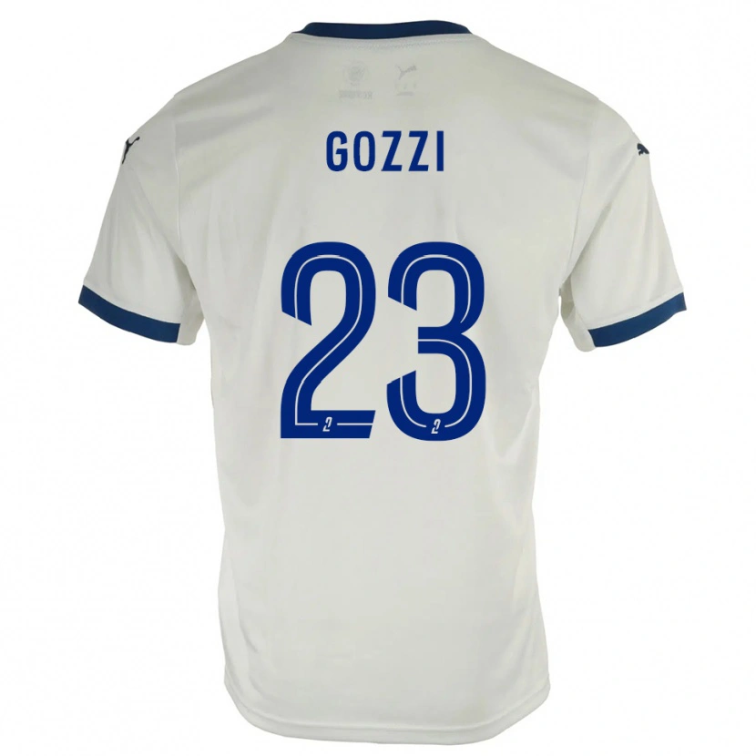 Danxen Damen Paolo Gozzi #23 Weiß Blau Auswärtstrikot Trikot 2025/26 T-Shirt Österreich