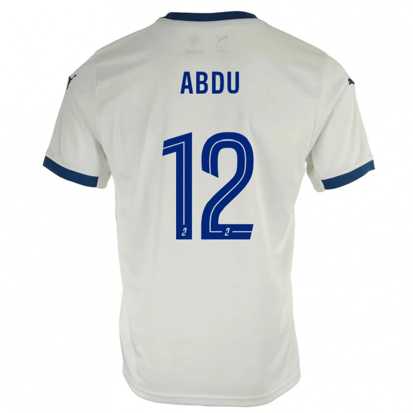 Danxen Damen Abdu Conté #12 Weiß Blau Auswärtstrikot Trikot 2025/26 T-Shirt Österreich
