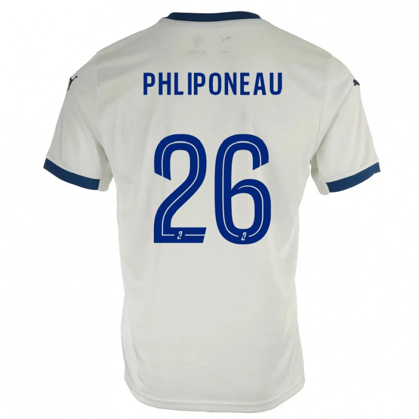 Danxen Damen Alexandre Phliponeau #26 Weiß Blau Auswärtstrikot Trikot 2025/26 T-Shirt Österreich