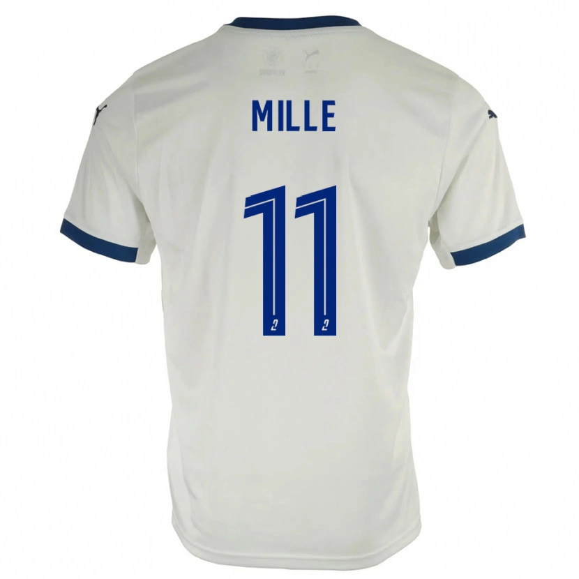Danxen Damen Antoine Mille #11 Weiß Blau Auswärtstrikot Trikot 2025/26 T-Shirt Österreich