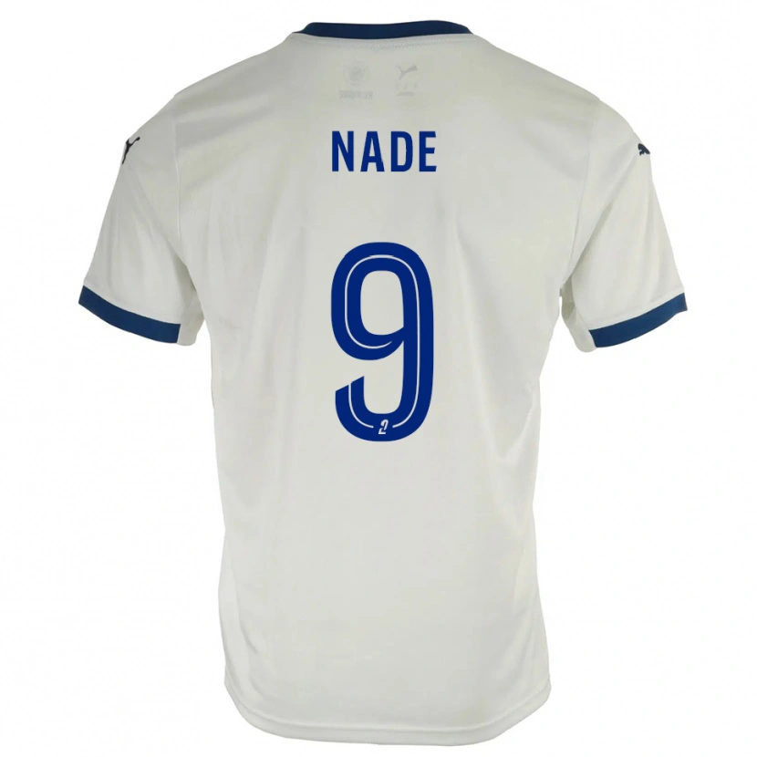 Danxen Damen Arthylio Nade #9 Weiß Blau Auswärtstrikot Trikot 2025/26 T-Shirt Österreich