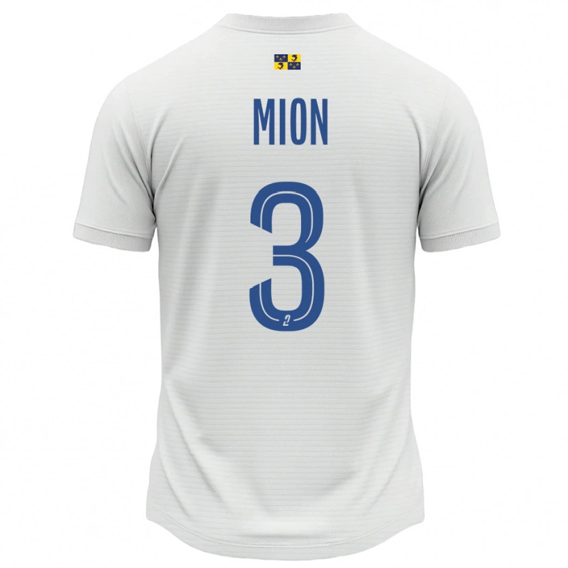 Danxen Damen Mathieu Mion #3 Weiß Blau Auswärtstrikot Trikot 2025/26 T-Shirt Österreich