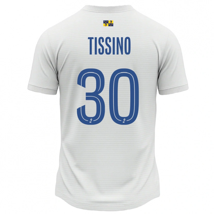 Danxen Damen Julie Tissino #30 Weiß Blau Auswärtstrikot Trikot 2025/26 T-Shirt Österreich