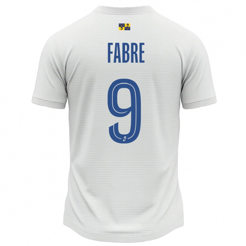 Danxen Damen Claudia Fabre #9 Weiß Blau Auswärtstrikot Trikot 2025/26 T-Shirt Österreich