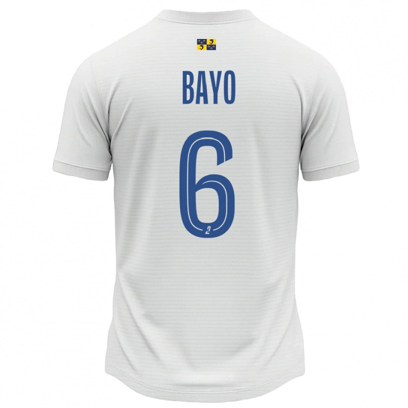 Danxen Damen Yadali Bayo #6 Weiß Blau Auswärtstrikot Trikot 2025/26 T-Shirt Österreich