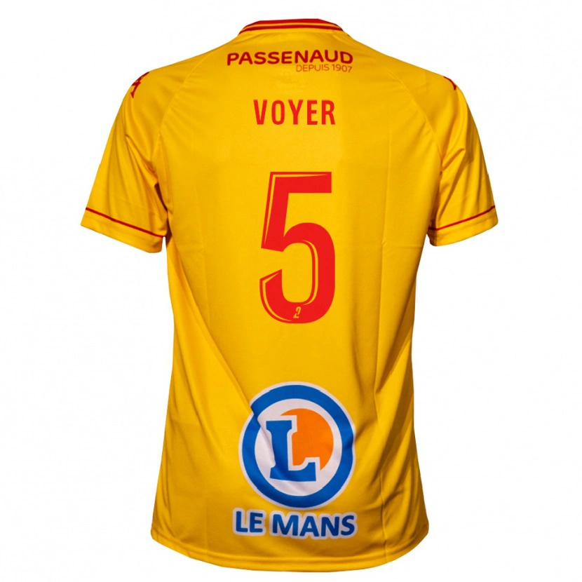 Danxen Damen Harold Voyer #5 Gelb Auswärtstrikot Trikot 2025/26 T-Shirt Österreich