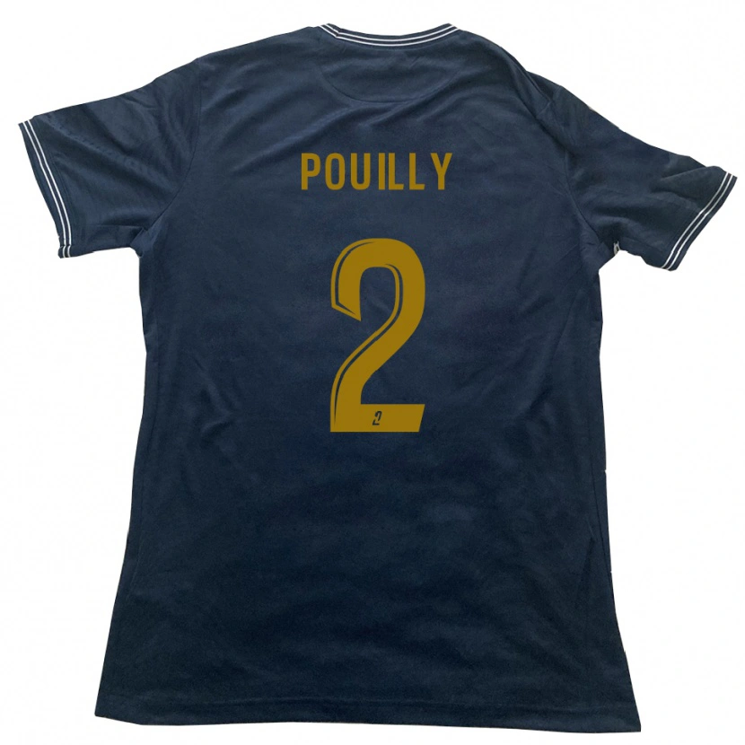 Danxen Damen Tom Pouilly #2 Marine Gold Auswärtstrikot Trikot 2025/26 T-Shirt Österreich