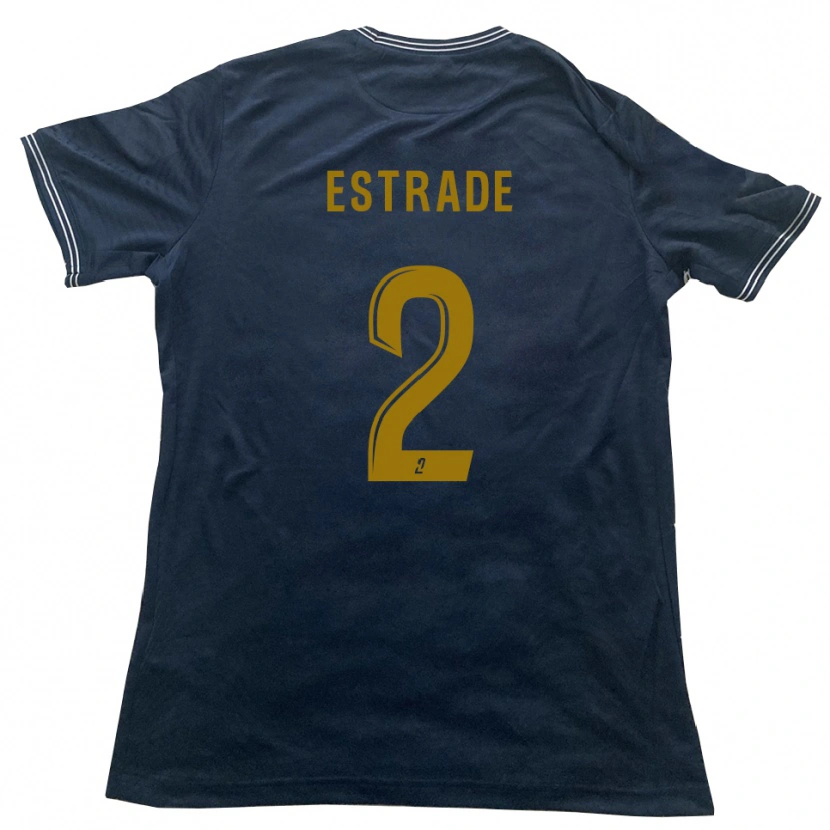 Danxen Damen Alexandre Estrade #2 Marine Gold Auswärtstrikot Trikot 2025/26 T-Shirt Österreich