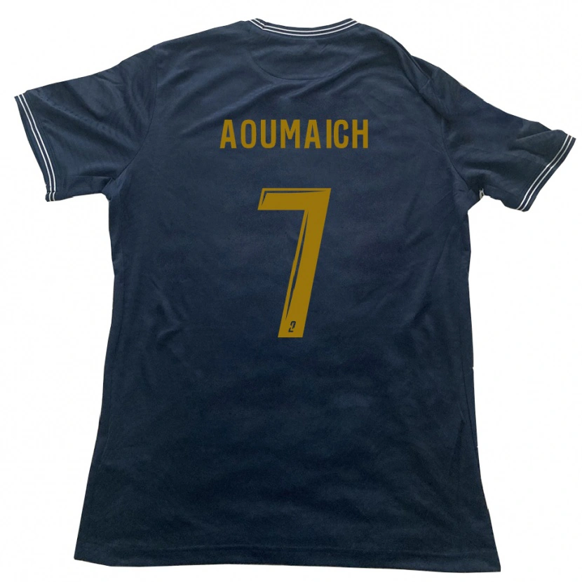 Danxen Damen Ilias Aoumaich #7 Marine Gold Auswärtstrikot Trikot 2025/26 T-Shirt Österreich