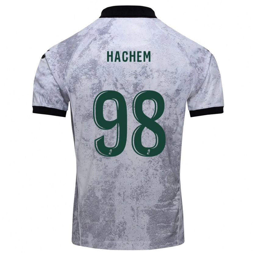Danxen Damen Ryad Hachem #98 Weiß Schwarz Auswärtstrikot Trikot 2025/26 T-Shirt Österreich