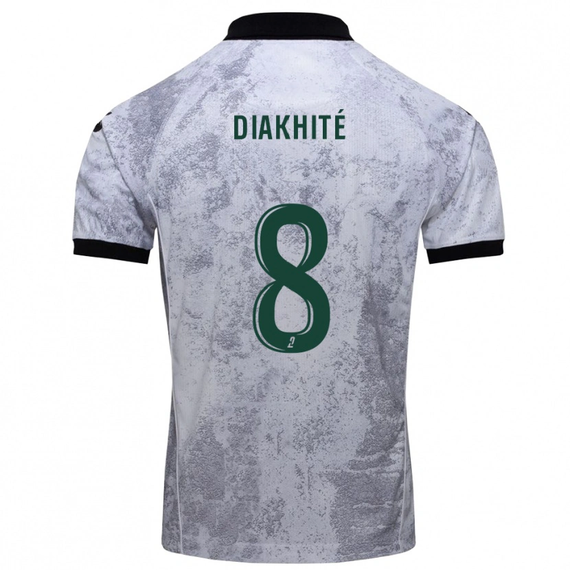 Danxen Damen Abdourahmane Diakhité #8 Weiß Schwarz Auswärtstrikot Trikot 2025/26 T-Shirt Österreich