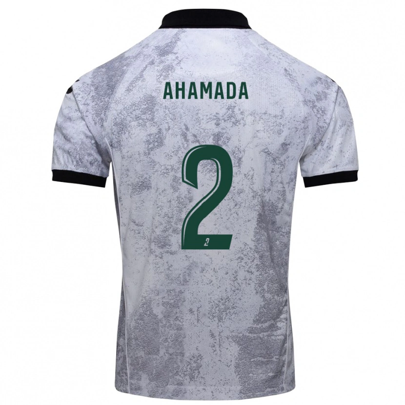 Danxen Damen Mohafidh Ahamada #2 Weiß Schwarz Auswärtstrikot Trikot 2025/26 T-Shirt Österreich