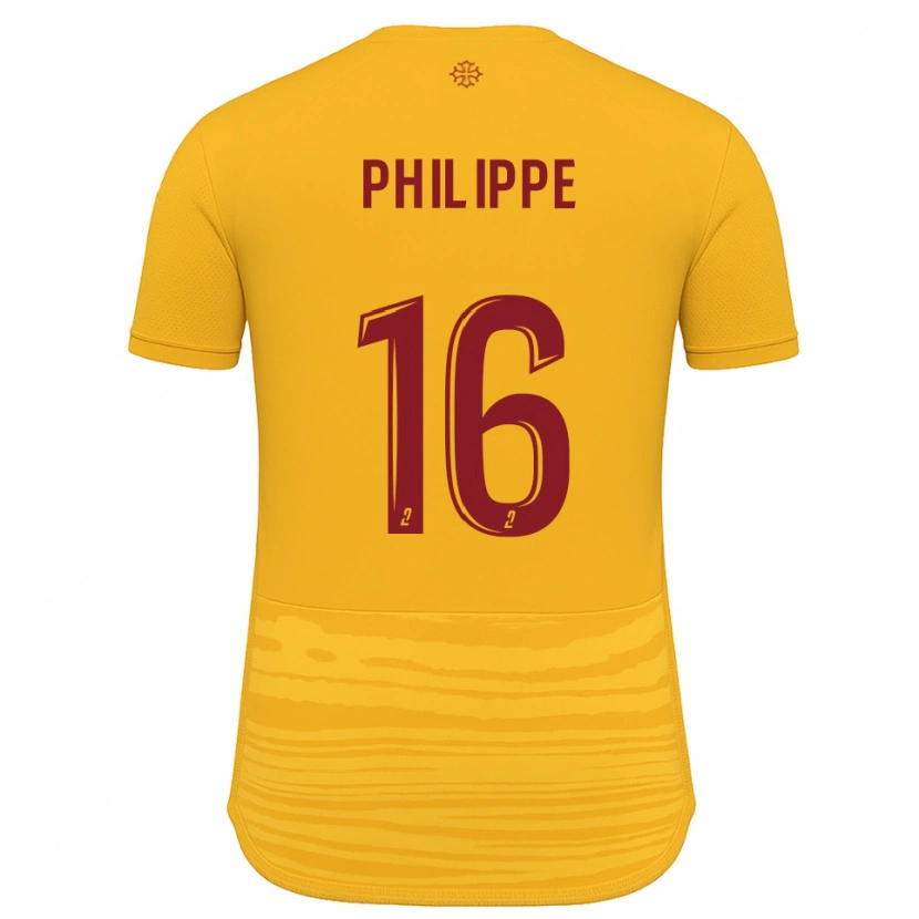 Danxen Damen Flavie Philippe #16 Orange Burgunder Auswärtstrikot Trikot 2025/26 T-Shirt Österreich