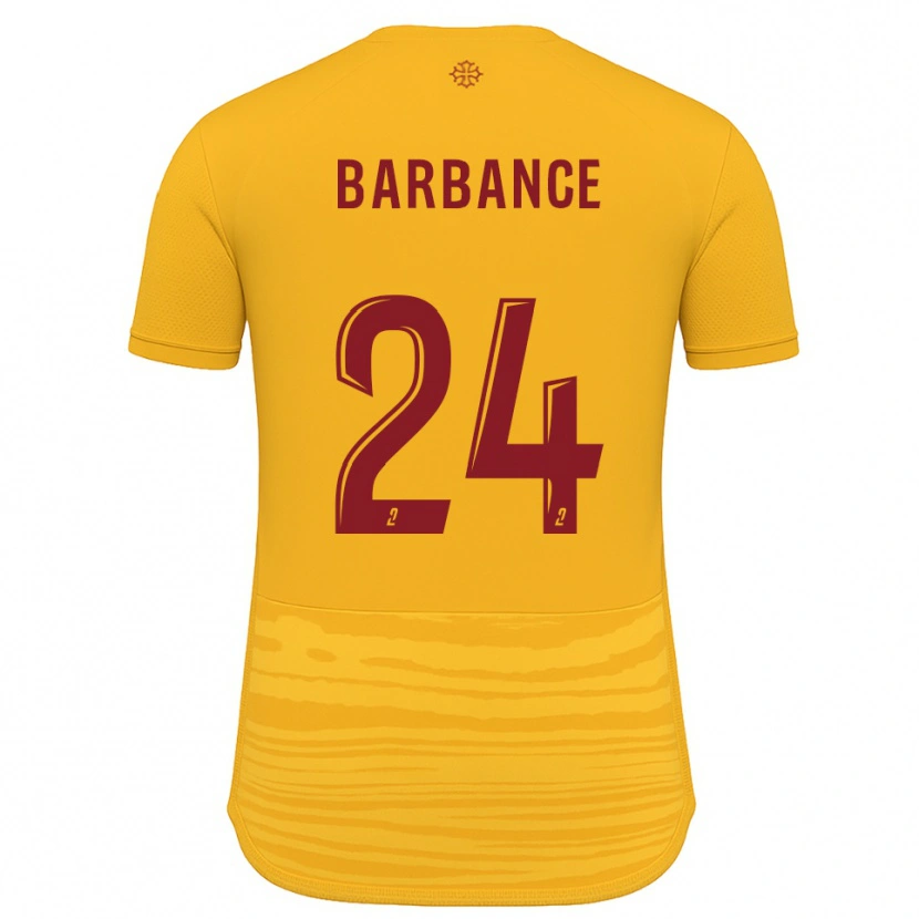 Danxen Damen Solène Barbance #24 Orange Burgunder Auswärtstrikot Trikot 2025/26 T-Shirt Österreich