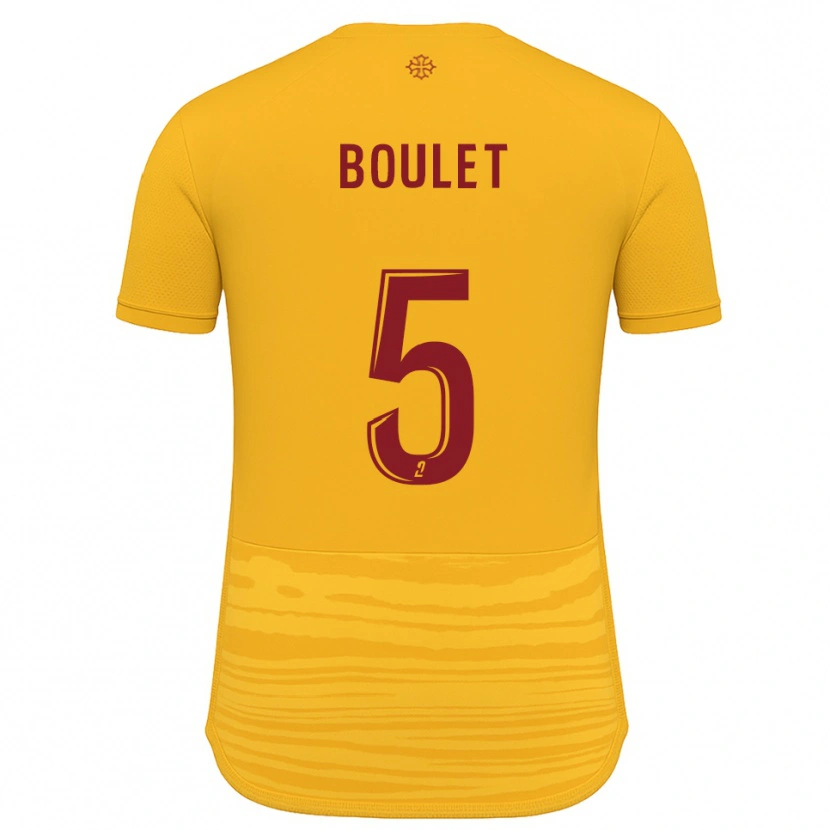 Danxen Damen Lucas Boulet #5 Orange Burgunder Auswärtstrikot Trikot 2025/26 T-Shirt Österreich