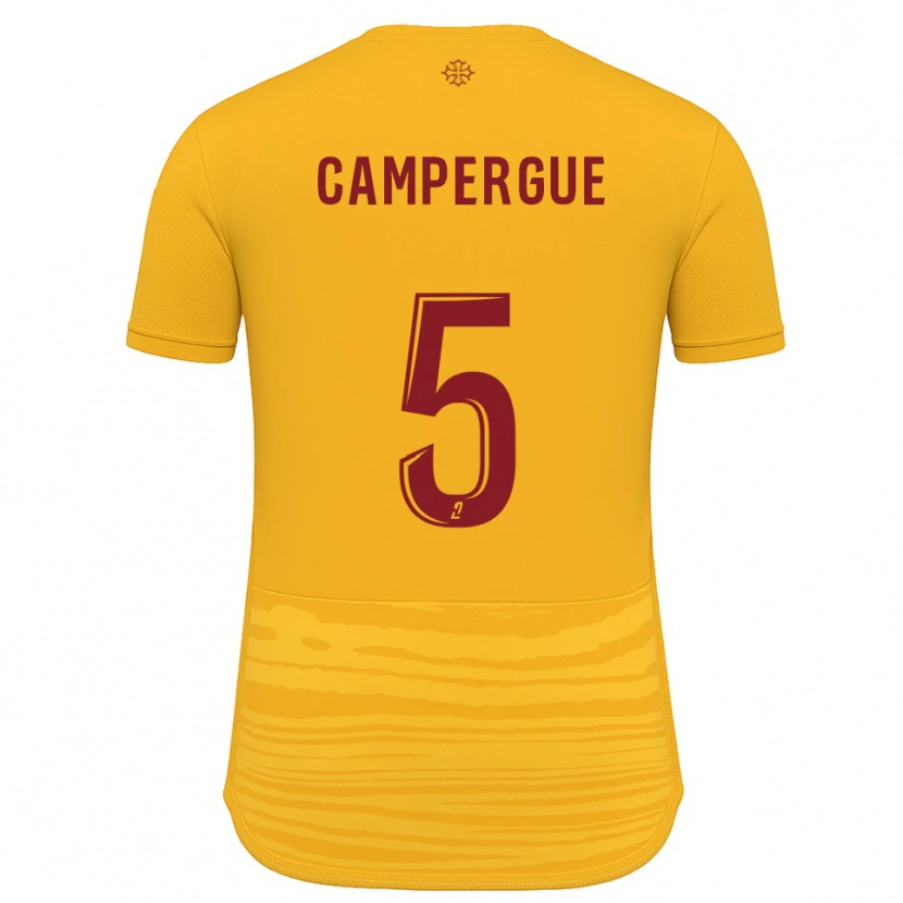 Danxen Damen Raphaël Campergue #5 Orange Burgunder Auswärtstrikot Trikot 2025/26 T-Shirt Österreich