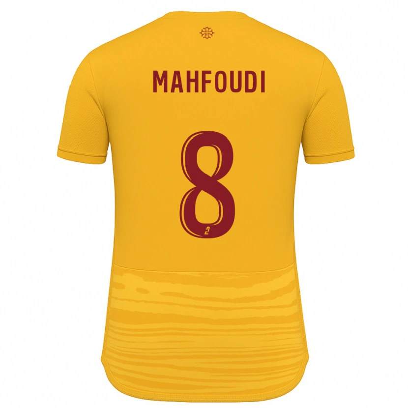 Danxen Damen Chakib Mahfoudi #8 Orange Burgunder Auswärtstrikot Trikot 2025/26 T-Shirt Österreich