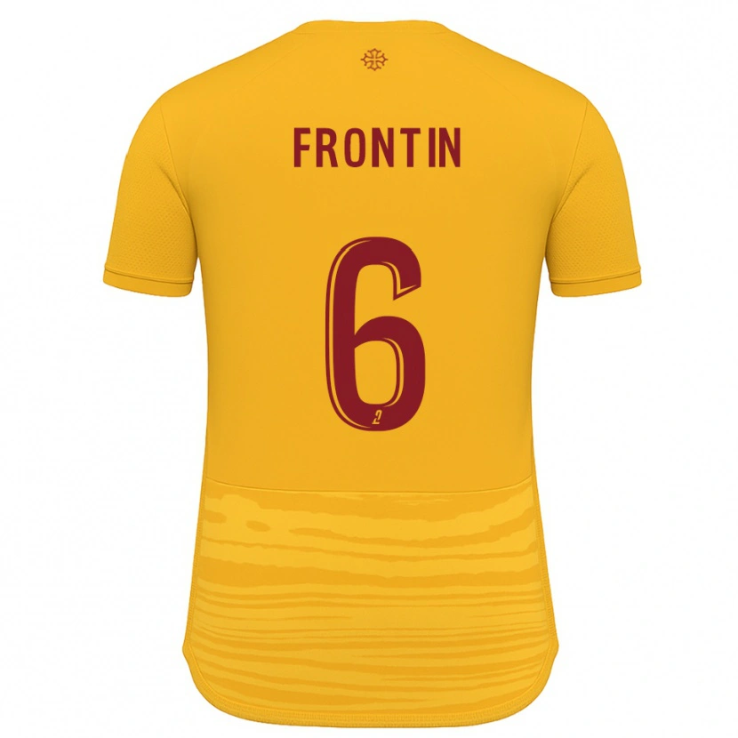Danxen Damen Lohan Frontin #6 Orange Burgunder Auswärtstrikot Trikot 2025/26 T-Shirt Österreich