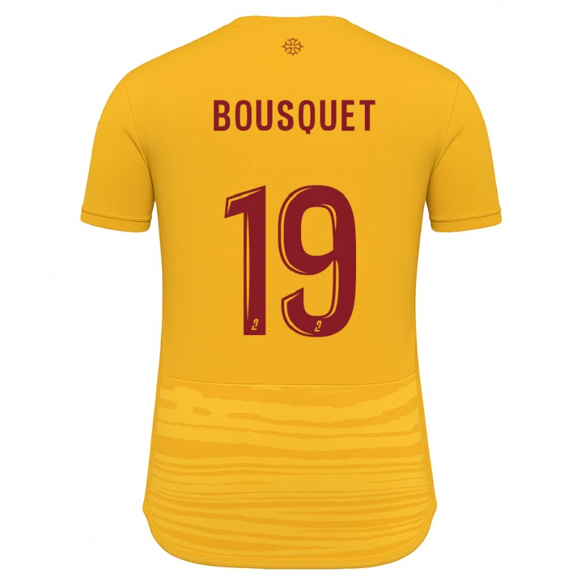 Danxen Damen Marie Bousquet #19 Orange Burgunder Auswärtstrikot Trikot 2025/26 T-Shirt Österreich