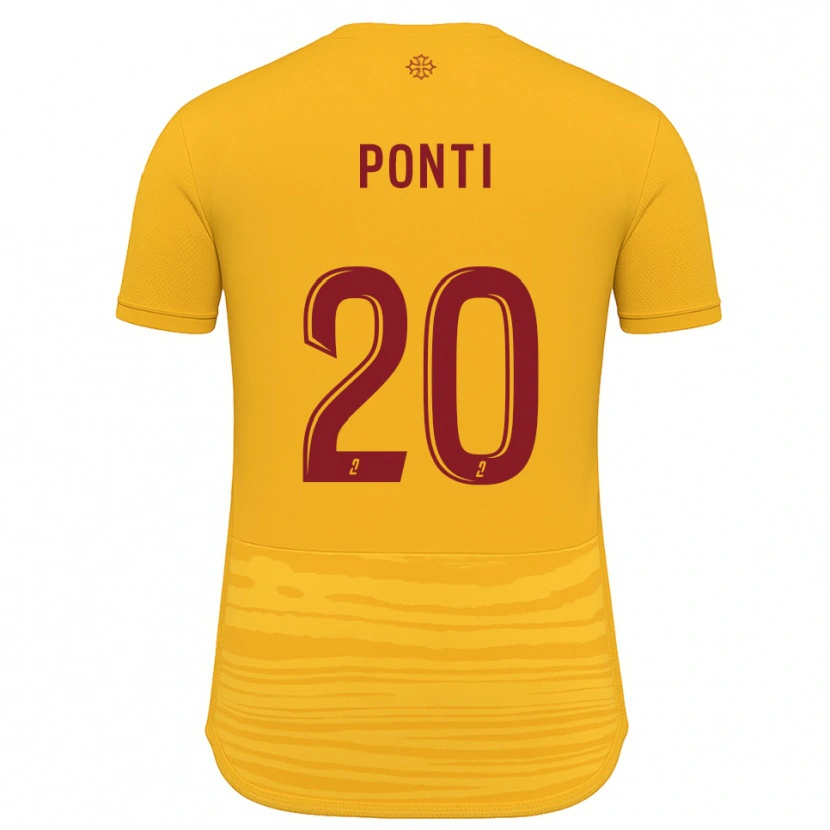 Danxen Damen Ryan Ponti #20 Orange Burgunder Auswärtstrikot Trikot 2025/26 T-Shirt Österreich