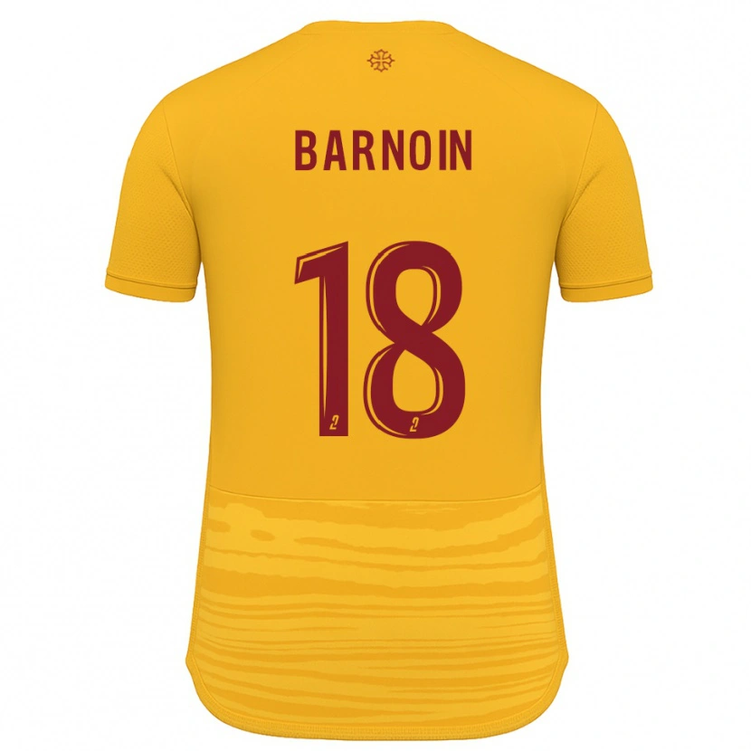 Danxen Damen Ninon Barnoin #18 Orange Burgunder Auswärtstrikot Trikot 2025/26 T-Shirt Österreich