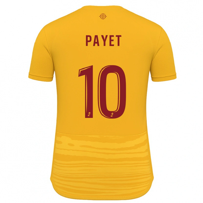 Danxen Damen Paul Payet #10 Orange Burgunder Auswärtstrikot Trikot 2025/26 T-Shirt Österreich