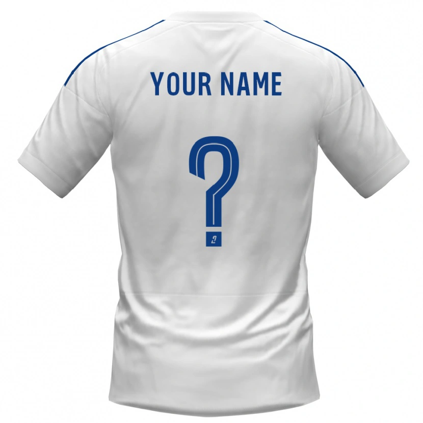 Danxen Damen Ihren Namen #0 Weiß Blau Auswärtstrikot Trikot 2025/26 T-Shirt Österreich