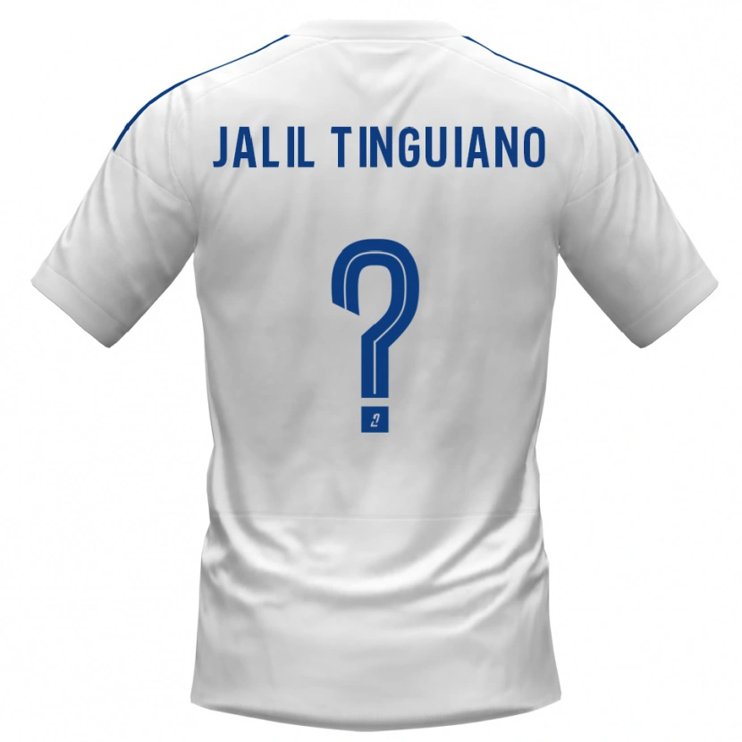 Danxen Damen Abdoul Jalil Tinguiano #0 Weiß Blau Auswärtstrikot Trikot 2025/26 T-Shirt Österreich