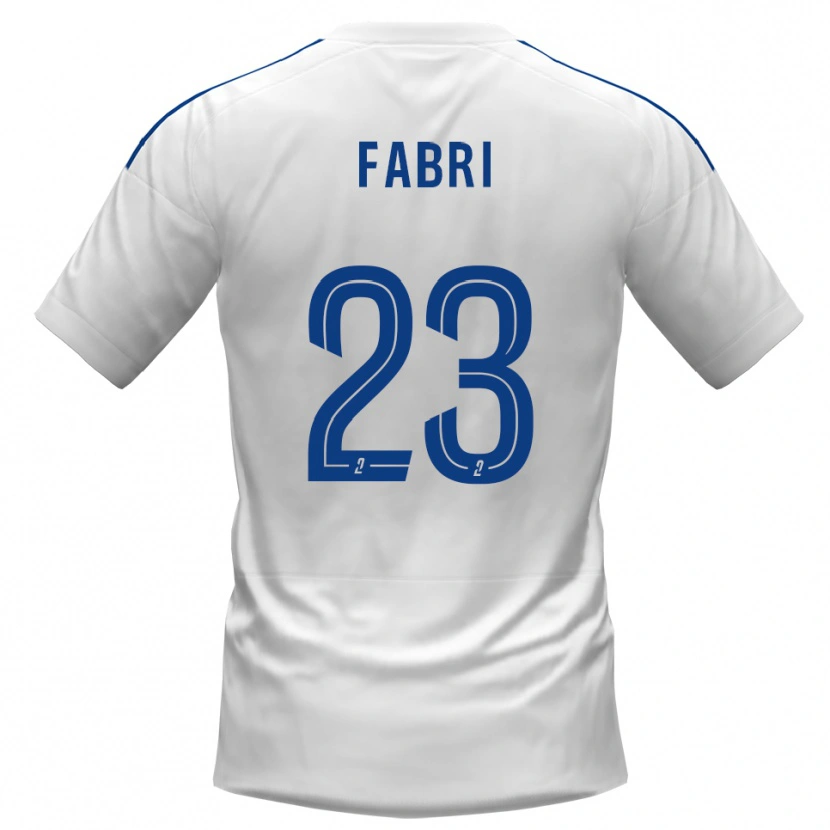 Danxen Damen Julien Fabri #23 Weiß Blau Auswärtstrikot Trikot 2025/26 T-Shirt Österreich