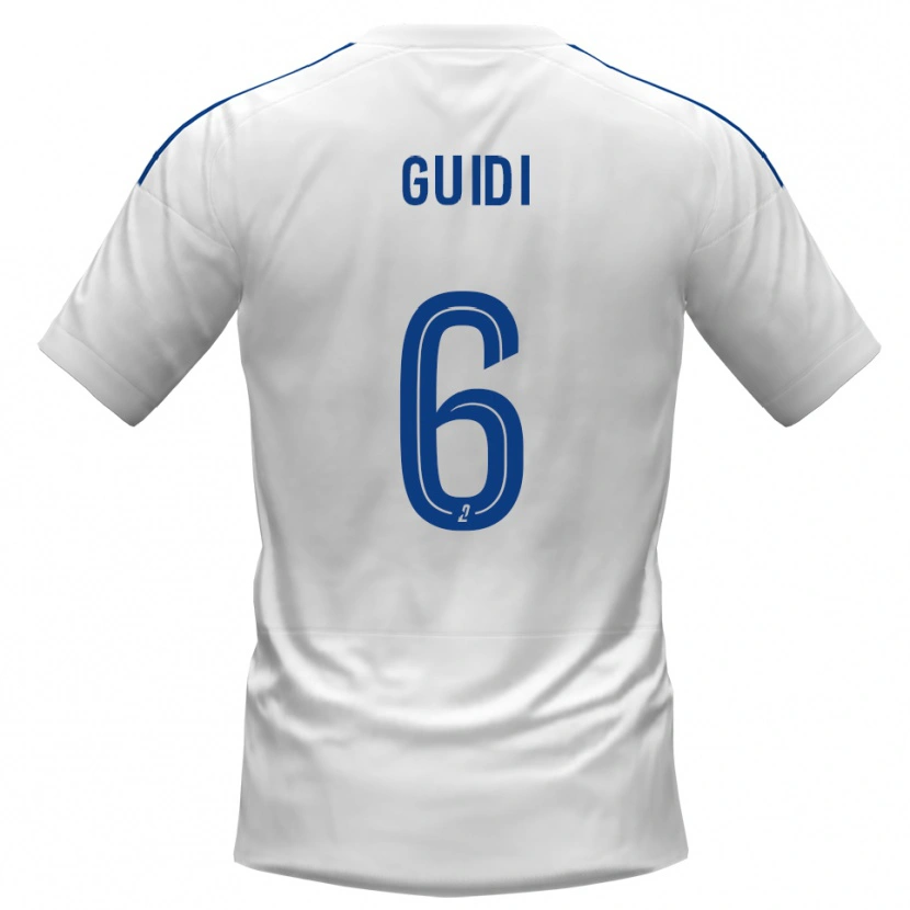 Danxen Damen Dumè Guidi #6 Weiß Blau Auswärtstrikot Trikot 2025/26 T-Shirt Österreich