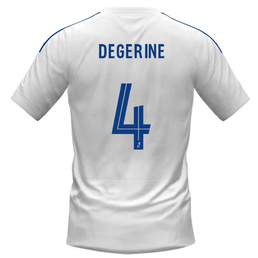 Danxen Damen Saveriu Degerine #4 Weiß Blau Auswärtstrikot Trikot 2025/26 T-Shirt Österreich