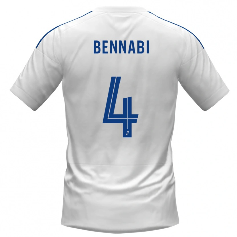Danxen Damen Rayan Bennabi #4 Weiß Blau Auswärtstrikot Trikot 2025/26 T-Shirt Österreich