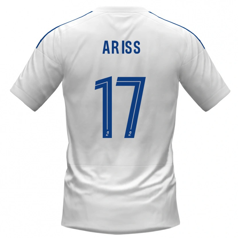 Danxen Damen Zakaria Ariss #17 Weiß Blau Auswärtstrikot Trikot 2025/26 T-Shirt Österreich