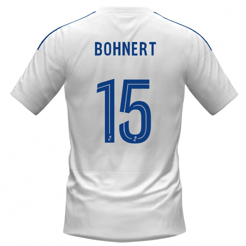 Danxen Damen Florian Bohnert #15 Weiß Blau Auswärtstrikot Trikot 2025/26 T-Shirt Österreich