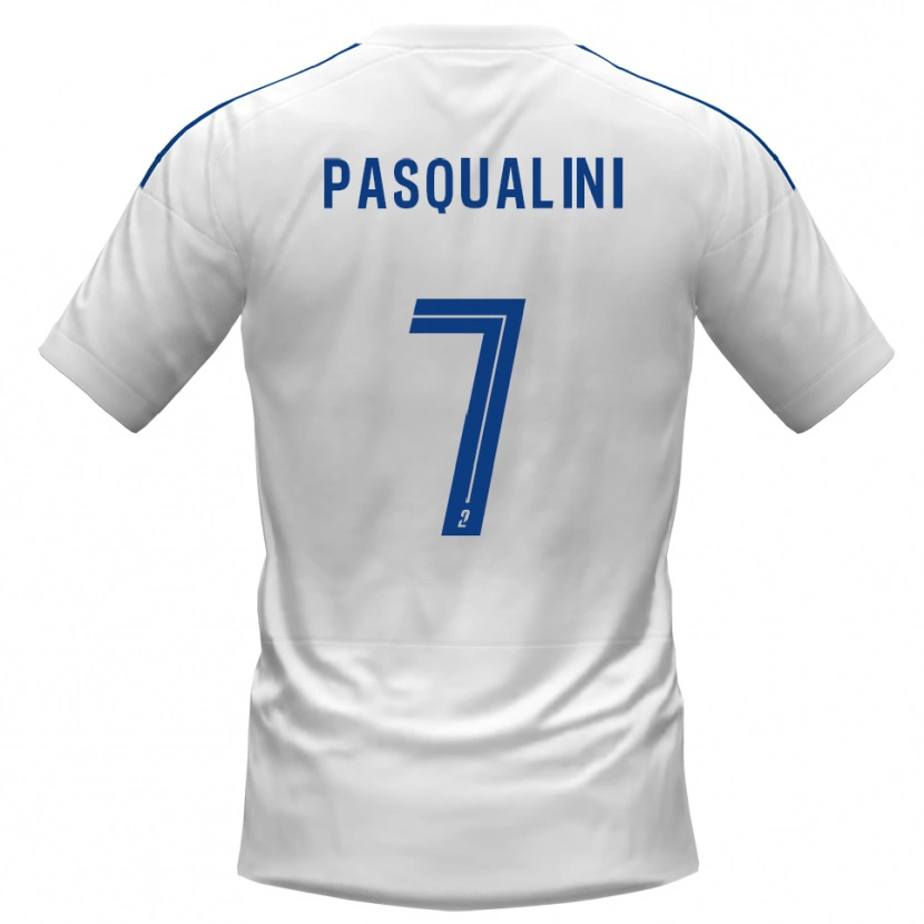 Danxen Damen Gordon Pasqualini #7 Weiß Blau Auswärtstrikot Trikot 2025/26 T-Shirt Österreich
