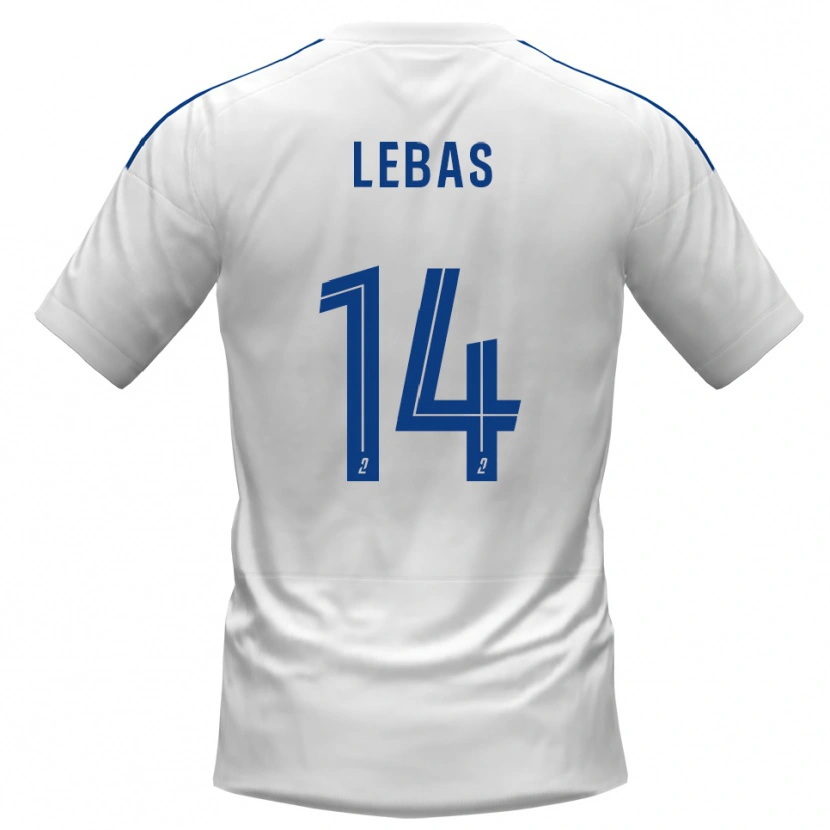 Danxen Damen Victor Lebas #14 Weiß Blau Auswärtstrikot Trikot 2025/26 T-Shirt Österreich
