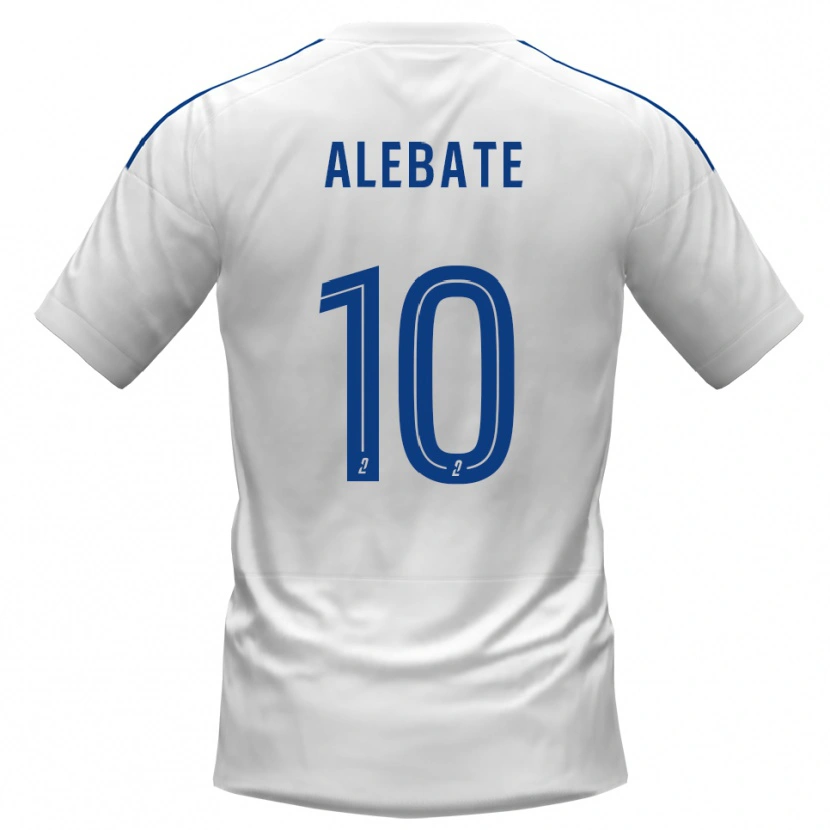 Danxen Damen Nolhann Alebate #10 Weiß Blau Auswärtstrikot Trikot 2025/26 T-Shirt Österreich
