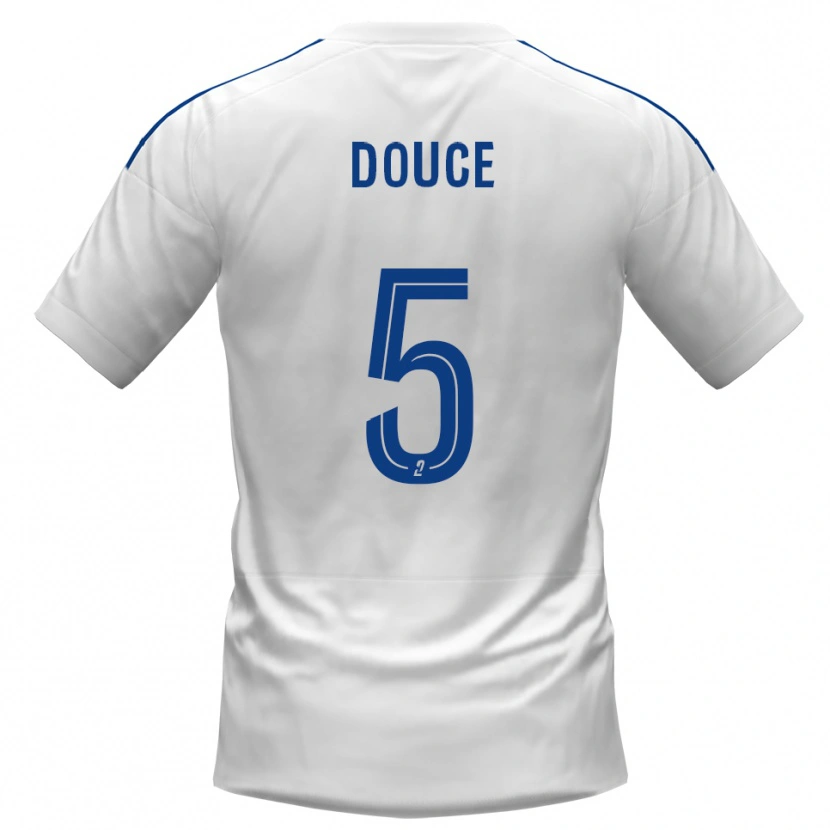 Danxen Damen Nassim Douce #5 Weiß Blau Auswärtstrikot Trikot 2025/26 T-Shirt Österreich