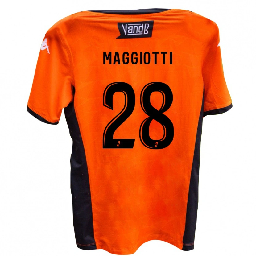 Danxen Damen Julien Maggiotti #28 Weiß Schwarz Auswärtstrikot Trikot 2025/26 T-Shirt Österreich