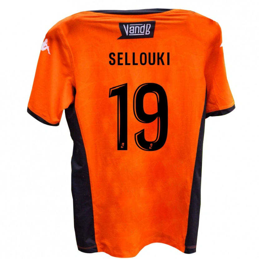 Danxen Damen Malik Sellouki #19 Weiß Schwarz Auswärtstrikot Trikot 2025/26 T-Shirt Österreich